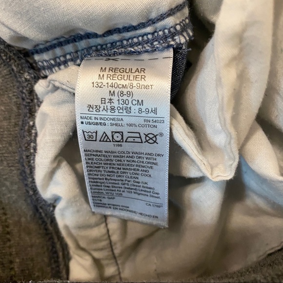 2/$20 Gap Chambray Sz 8 Cargo Shorts - Picture 6 of 7